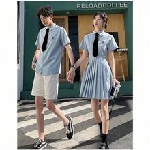1pcs Unisex Black Simple Clip On Tie Security Tie Uniform Shirt Suit Neckties - Black - View 8