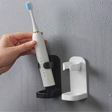 Giá treo không cần khoan, có keo dán - Dụng cụ sắp xếp phòng tắm, giá đựng bàn chải đánh răng tiết kiệm không gian, tương thích với 98% bàn chải đánh răng (bàn chải tiêu chuẩn), dùng để cất giữ trên mặt bàn bếp hoặc phòng tắm, giá đỡ nhỏ gọn, gắn chắc chắn, giá treo tường, vật dụng thiết yếu cho căn hộ. - Nhiều màu - Xem 3