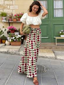 2026春夏时尚：日常、休闲、通勤、街头风、百搭、性感、优雅、复古、随机印花、沙滩、海边、度假、波西米亚风连衣裙 - 彩色 - 查看 1