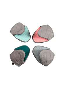 Customized Baking Gloves, Customized Microwave Silicone Gloves, Fish-Shaped Semi-Silicone Cloth Tongs, Customized Silicone Handle Covers - Non-Slip Handles, Suitable For Cooking Utensils | Washable - Multicolor - View 5