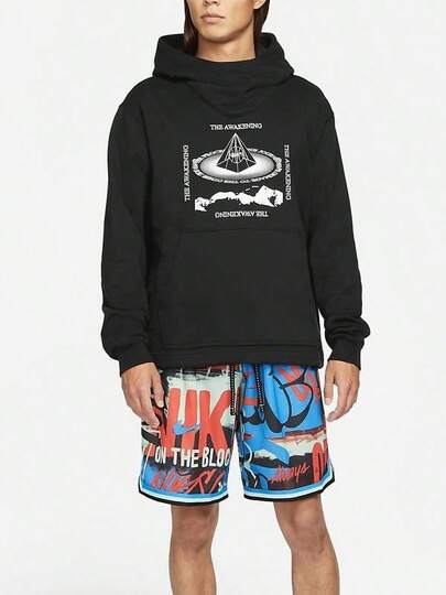  Nike Kyrie Letter Print Hoodie For Men