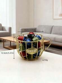 Luxury Snack & Candy Storage Rack, Coffee Shop Desktop Display Stand, Home Coffee Capsule Storage Rack - Multicolor - View 10