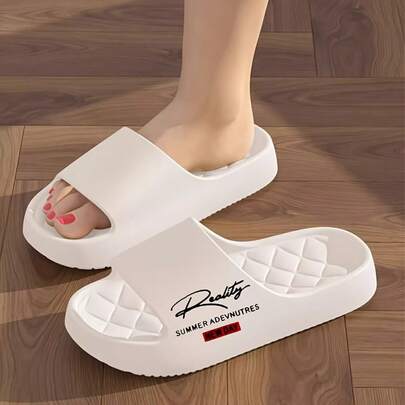Pantuflas unisex para parejas, pantuflas para mujer para exteriores, pantuflas suaves y livianas como una nube de EVA cómodas para uso en interiores y exteriores en verano