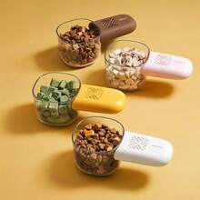 Transparent Cat Food Scoop, Dog Food Scoop, Multifunctional Plastic Cat Feeding Spoon, Cat Bowl - 200L - View 5