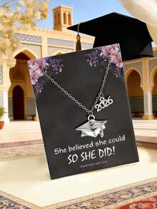suteyi 1pc 2026 Graduation Season Necklace, Graduation Gift For Teachers And Classmates - Multicolor - View 2