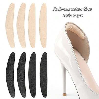 6pcs Soft Anti-Friction Strips For High Heels, Self-Adhesive Non-Slip Pads For The Forefoot, Designed To Prevent Slipping And Provide