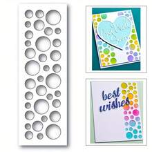 1 khuôn cắt kim loại hình chữ nhật/hình tròn/hình bong bóng, thích hợp cho làm sổ lưu niệm, đồ thủ công, khuôn mẫu chạm nổi DIY, thiệp handmade, dụng cụ làm thiệp quà tặng. - A - Xem 9