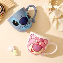 Disney Cốc sứ Stitch, cốc nước cho cặp đôi văn phòng, quà sinh nhật cho gia đình hoặc ký túc xá. - Nhiều màu - Xem 4