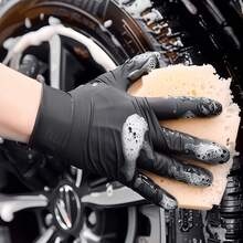 丁腈手套、清洁手套、洗碗手套、家用清洁手套、一次性丁腈手套、黑色手套、一次性丁腈手套、家用丁腈手套、无粉丁腈手套、触屏兼容手套、防水防油手套、防滑手套、厨房清洁、洗碗、美发、汽车维修、医疗清洁、食品加工、经济型丁腈手套、清洁用品 - 多色 - 查看 4