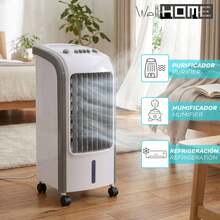 Interior Máy điều hòa 80W, 26x24x57cm, trắng/xám, bình chứa 3.5L, 3 tốc độ, xoay 360° - Trắng và xám - Xem 2