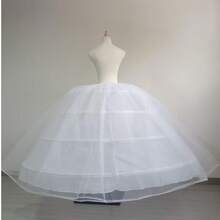 新款热销四圈大白色衬裙超蓬松裙撑衬裙婚纱礼服现货 - 白色 - 查看 5