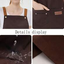 Tạp dề làm vườn cho nam nữ, dùng để vẽ tranh, làm gốm, làm bánh, có quai chữ H, kiểu dáng giọt nước, có túi đựng đồ. - 1 mặt hàng - Xem 3