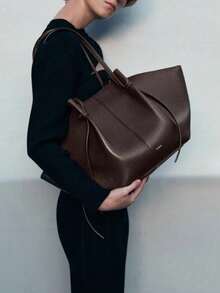 Túi đeo vai thời trang nữ, túi xách đeo chéo, phiên bản đặc biệt, thiết kế thanh lịch, dung tích lớn, bền, nhẹ, phù hợp cho công sở, du lịch, kinh doanh, có thể đựng mỹ phẩm. - Cà phê - Xem 4