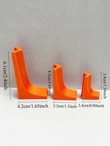 3pcs Drilling Guide Rail | Vertical Square Positioning Artifact With V-Groove Fitting Design | More Wear-Resistant And Durable Than Circular Guide Rail, Plastic Material, No Battery Required - Multicolor - View 6