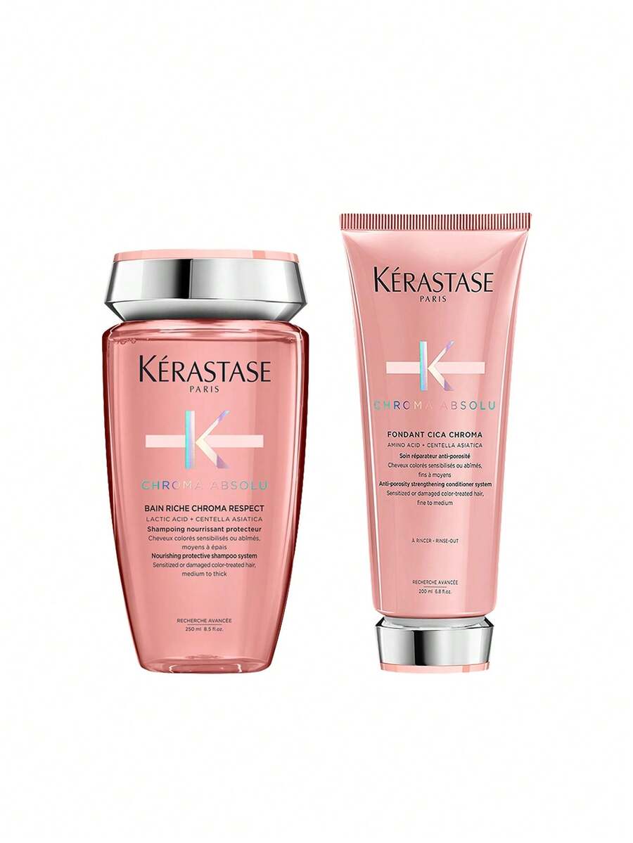 [Bundle] Chroma Absolu Bain Riche Chroma Respect Shampoo 250 ml + Fondant Cica Chroma Conditioner 200 ml - Absolut kroma - Visa 1