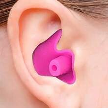 Tapones de oído de silicona para natación, tamaño grande y pequeño, tapones de oído impermeables en espiral profesionales - B - Ver 5