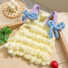 1件 - 宠物衣服，狗背心，粉色和黄色格子宠物服装，适合小型到中型犬，非常适合春夏穿着，可爱的狗狗服装。 - 彩色 - 查看 14