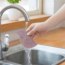 Scraper And Oil Plate, Penguin Soft Type Household Kitchen Oil Stain Scraper, Baking Kitchen Small Tool, , Harmless, Material - Grey - View 9