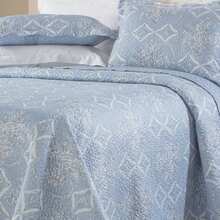 Queen Size Double-Sided Bedspread Set (3 Pieces) 2.40m X 2.60m With Pillowcases Rozac Liz - Liz 2 - View 7