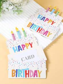 3pcs Colorful Glitter Birthday Money Holders, Happy Birthday Cash Gift Envelopes,Birthday Party Favors,Gift Packaging Bags,Birthday Money Card,Home Decor,Table Decor,Birthday Decoration,Birthday Gift,Birthday Party Supplies - Colorful Birthday - View 6