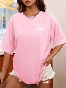 Men's Graphic Tee, Oversized T Shirt Men, Vintage Graphic T Shirt, Streetwear T Shirt Men, Graphic Tees For Men, Casual Loose Fit T Shirt, Summer T Sh - 卡其色 - 查看 9