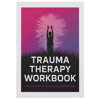 1 pieza Libro de trabajo de terapia de trauma y planificador de bienestar emocional - Cuaderno guiado paso a paso con 123 páginas de registros de desencadenantes, técnicas de anclaje (ejercicio 5-4-3-2-1), hojas de trabajo de reformulación y estrategias de afrontamiento, indicaciones de reflexión sobre el autocuidado y herramientas de crecimiento para adultos que buscan recuperarse de experiencias pasadas para sesiones de asesoramiento y apoyo diario