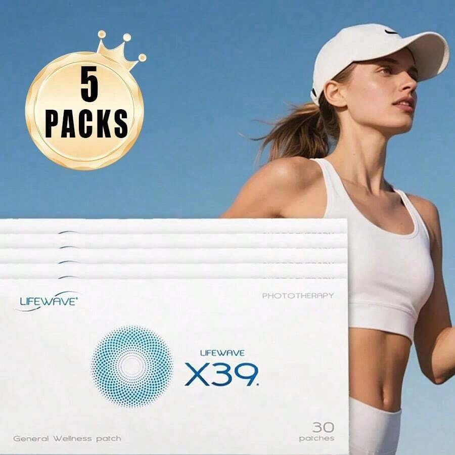 3pcs LifeWave X39 Patches - Supports Improvements Of Strength And Stamina,Body Care - Supports Improved Exercise Performance - No Or Stimulants - Innovative Patch Technology For Enhanced Wellness -30 Pieces Per Piece For A Total Of 90 Pieces,Keep Your Body Healthy And Rejuvenate You,Can Be Used Both Morning And Evening,Halloween Gift. - 5 cái - Xem 1
