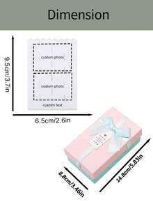 1 pieza Bloque de construcción personalizado con foto, añade tu imagen y texto de logotipo, rompecabezas personalizado para familia, regalo de boda personalizado y decoración única para el hogar - Multicolor - Ver 20