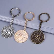 Fashion Jewelry  Necklace Jack Sparrow  Coin Skull Keychain For Men Women Gifts - N-SI - 查看 6
