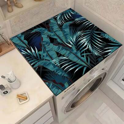 1pc Multi-Functional Washing Machine Pad - Scratch-Resistant, Moisture-Absorbing, Durable Washing Machine And Refrigerator Protector Pad, Suitable For Laundry Room, Kitchen Countertop, Dishwasher-, Easy-Clean Surface, Fits Washing Machines, Modern Home Decor Design, Prevents Scratches And Spills