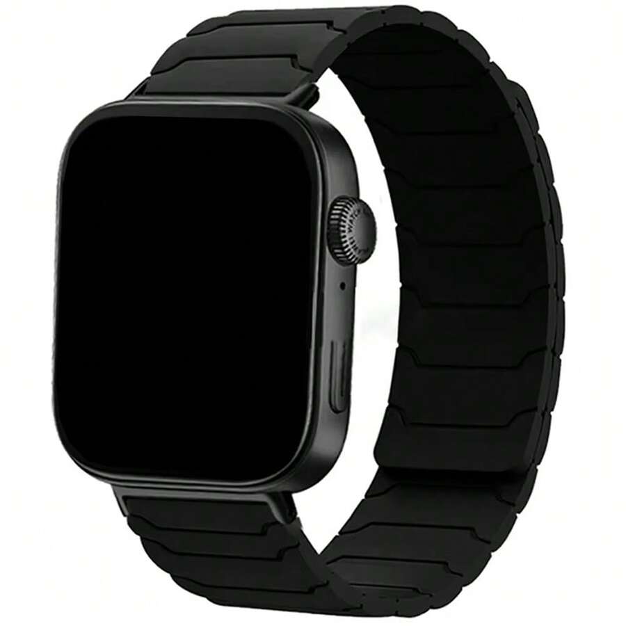 High-Quality Adjustable Magnetic Sports Watch Band Suitable For Huawei Watch Fit 4 Pro/Fit 4, Also Fits Watch Fit 3, Elegant Design Suitable For Daily Life And Outdoor Activities - Black - View 1