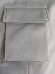 两件套女士运动套装：撞色短款连帽衫和工装运动裤套装，带保暖内衬，适合秋冬季休闲穿着 - 彩色 - 查看 8