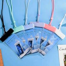 Mobile Phone Waterproof Bag Touch Screen Diving Cover Swimming Takeaway Hot Spring Dustproof Bag Waterproof Mobile Phone Case - Black - View 6