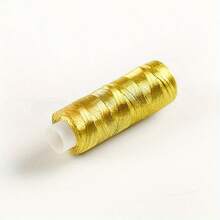 1roll Handmade DIY Home Sewing Thread, Embroidery, Golden And Silvery Thread, Beaded Weaving Thread, Suitable For DIY Sewing, Embroidery And Handicraft Sewing Thread, Pendant Making Accessories - Gold and Silver Fine Threads - View 12