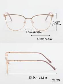 Women Eyeglasses - Gold - View 5
