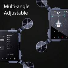 LCARS新款铝合金车载手机支架，适用于/Y型电动汽车智能触摸屏，多角度可调，磁吸式导航支架，含铁板 - C01+SU7 - 查看 10