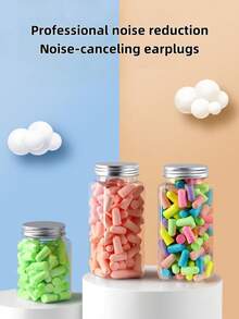 24 chiếc/60 chiếc nút bịt tai chống ồn, nút bịt tai ngủ giảm tiếng ồn và cách âm, phù hợp cho nam và nữ, mềm mại và thoải mái, chất liệu xốp, đàn hồi chậm, đeo lâu không gây đau tai, khử tiếng ồn chuyên nghiệp, cách âm siêu tốt, giảm tiếng ồn khi ngủ, có thể chặn tiếng ngáy, nút bịt tai yên tĩnh, nút bịt tai bằng xốp nhớ, giảm tiếng ồn khi ngủ ở ký túc xá sinh viên, bảo vệ thính giác, thiết kế hình viên đạn đàn hồi chậm, đàn hồi thân thiện với da, nút bịt tai chống ồn. - 1 - Xem 1