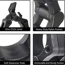 2pcs 50mm Quick Release Dumbbell Clamps, Rotating Lock Dumbbell Collars For Weight Lifting And Strength Training - Multicolor - View 6