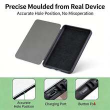 Abstract Wave-Ripple Pattern Protective Case - Ideal For Minimalist Lovers And Those Seeking A Modern Style. This Flip Case Features An Automatic Sleep/Wake Function And Is Compatible With Kindle Models.Compatible With Kindle Paperwhite 10th Generation 2018, Kindle Paperwhite 11th Generation 2021, Kindle Paperwhite 12th Generation 2024, And Kindle 10th Generation 2019 - Multicolor - View 6