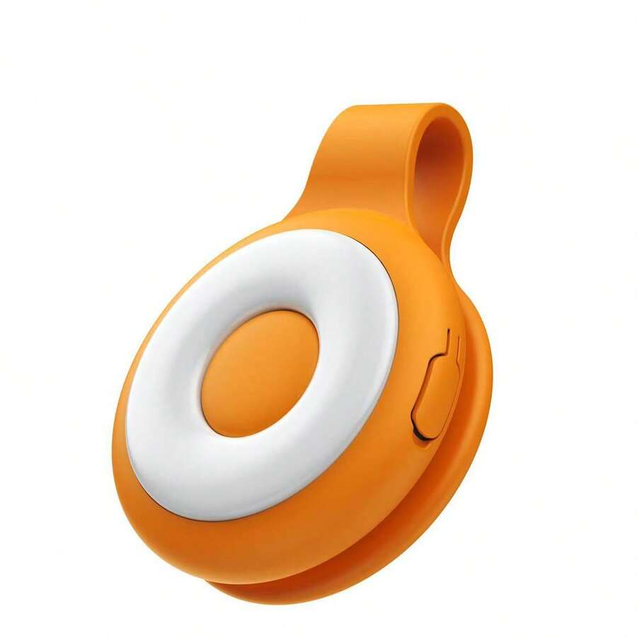 Luz magnética para teléfono, recargable por USB, compacta y portátil. Cuenta con cinco ajustes de brillo con luz fría o cálida regulable, además de un diseño resistente al agua ideal para transmisiones en directo, selfies y ciclismo nocturno. - Naranja - Ver 1