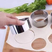 Bộ 5 khuôn cắt bánh quy tròn bằng thép không gỉ - Không cần điện | Dụng cụ làm bánh đa năng dùng để làm bánh bao và bánh quy - Xem 8