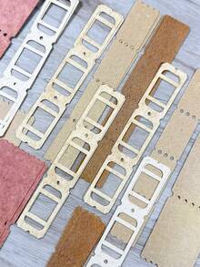 30 piezas/paquete Papel vintage texturizado hueco y ligero para scrapbooking, adecuado para diarios hechos a mano, collages y decoración - de talones de billetes - Ver 10