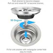 厨房水槽滤网、排水塞、排水配件 - 彩色 - 查看 5