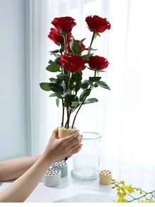4-1pc Flower Stem Holder Spiral Floral Arrangement Tool, For Florists & DIY Lovers, Reusable Bouquet Stem Fixing Practical Handmade Floral Gadget, Holiday Supply For Wedding Party Home Vase Decor, Vase & Flowers Not Included - One Size Fits All - View 9