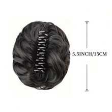 卷发发圈发髻假发夹，欧美风，纤维材质，蓬松，现货 - 彩色 - 查看 5