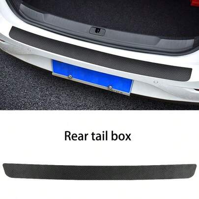 1 miếng dán bảo vệ bậc cửa cốp sau xe hơi đa năng, tự dính, giúp bảo vệ bậc cửa cốp sau khỏi trầy xước.