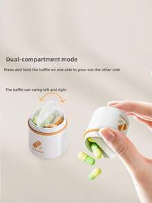 Hộp đựng thuốc kiểu Nhật di động, hộp đựng thuốc chống nắng hàng ngày, hộp đựng thuốc mini chống ẩm, hộp đựng thuốc mini tròn, hộp đựng thuốc kín chống ẩm, hộp đựng viên nang và viên nén hai ngăn di động, hộp đựng thuốc mini nhỏ gọn, hộp đựng thuốc mini chống nắng, chống ẩm dùng trong một ngày. - Nhiều màu - Xem 3
