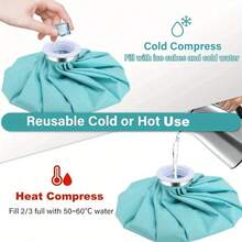 6/9/11inch Ice Bags Reusable Ice Cold Pack Ice Bags Classic No-Leak Elastic Breathable Ice Pack Dual Hot Water Bag For Full Body Cold And Heat Ice Pack - View 9