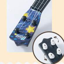 Ukulele For Kids, Cartoon Ukulele, Mini 4-String Small Guitar, Musical Toy For Boys And Girls, Beginner Instrument, Parent-Child Interactive Music Toy, Preschool Early Education Music Toy, Cute Cartoon Ukulele, Portable Children's Music Enlightenment Instrument, 2/3/4/5/6 Years Old Music Enlightenment Toy, Clover, Heart Cartoon Ukulele, Realistic Playable Guitar, Birthday Gift For Boys And Girls - Multicolor - View 12