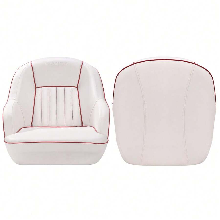 Cabin Seats - White and Red - View 1